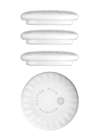 4smarts Standort-Finder SkyTag Duos 4er Set White