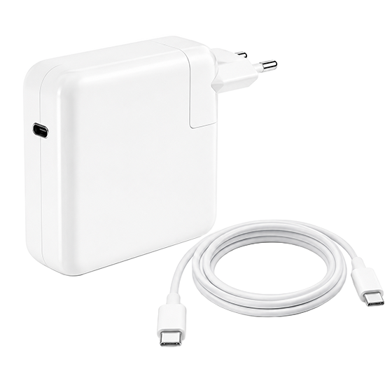 JLC 96W USB-C Adapter + Cable (Bulk) - White