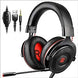 EKSA E900 Stereo Sound Wired Gaming Headset- Red