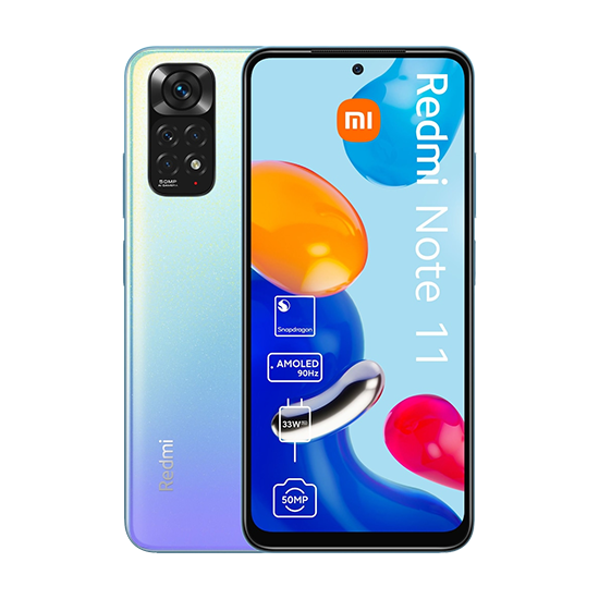 Xiaomi Redmi Note 11 4G Dual Sim 4GB RAM 128GB - Star Blue