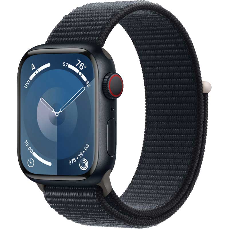 Smartwatch Apple Watch 9 Alu Case Midnight 41mm sports band Midnight S/M EU