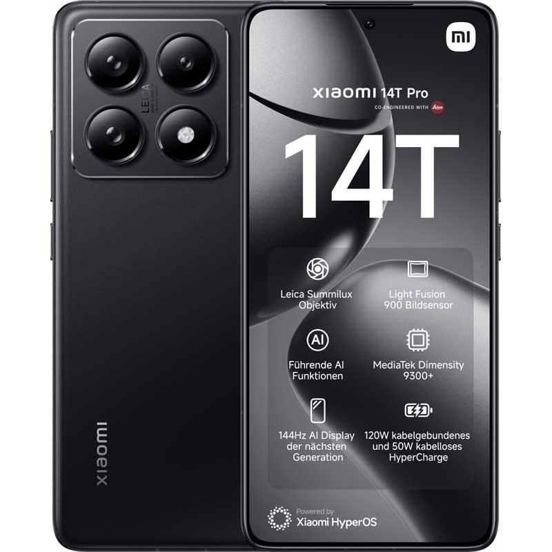 Xiaomi 14T Pro 12/512GB 5G Titan  black EU