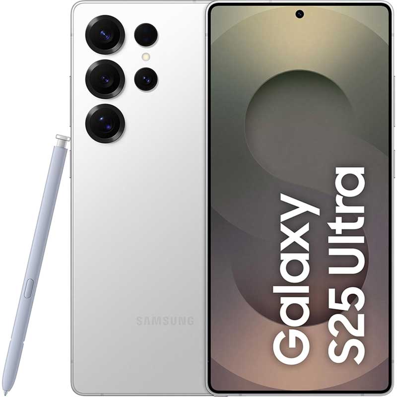 Samsung Galaxy S25 Ultra Dual Sim 12GB RAM 512GB Titanium White Silver DE