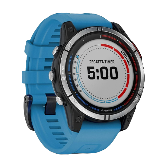 Watch Garmin Quatix 7 Standard Edition GPS 47mm Blue Band - Blue