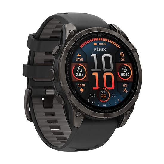 Watch Garmin Fenix 8 Amoled Sapphire GPS 47mm Carbon Grey Band - Black