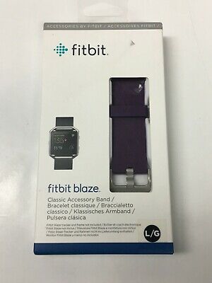 Fitbit BLAZE Classic Accessory Band Plum Large