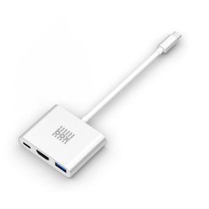 Box Type C to USB 3 Port Hub Silver