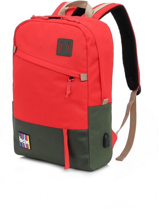 Box Ampbag - Red/Green