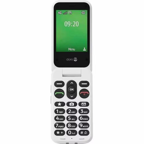 Doro Leva E22 Feature Phone - 4G - Black, White - Flip - SIM-free