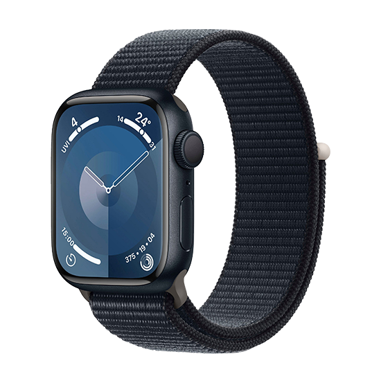 Watch Apple Watch Series 9 GPS 41mm Midnight Aluminium Case with Sport Loop - Midnight EU