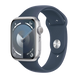 Watch Apple Watch Series 9 GPS 45mm Silver Aluminium Case with Sport Band S/M - Storm Blue EU