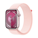 Watch Apple Watch Series 9 GPS 45mm Pink Aluminium Case with Sport Loop - Light Pink EU