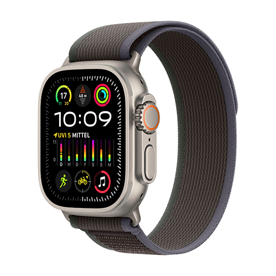 Watch Apple Watch Ultra 2 Natural LTE 49mm Titanium Case with Trail Loop M/L - Black