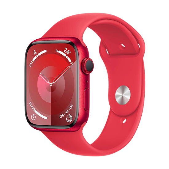 Watch Apple Watch Series 9 GPS 45mm (PRODUCT)RED Aluminium Case with Sport Band M/L - (PRODUCT)RED EU