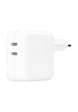 Apple 35W Dual USB-C Port Power Adapter White