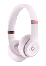 Apple Beats Solo 4 Wireless On-Ear Headphones Cloudy Pink, MUW33ZM/A, Bluetooth