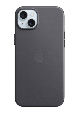 Apple FineWoven Case with MagSafe Black, for iPhone 15 Plus, MT423ZM/A