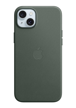 Apple FineWoven Case with MagSafe Evergreen, for iPhone 15 Plus, MT4F3ZM/A