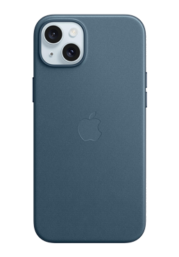 Apple FineWoven Case with MagSafe Pacific Blue, for iPhone 15 Plus, MT4D3ZM/A