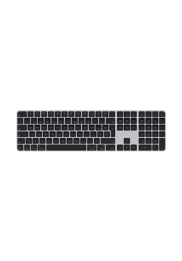 Apple Magic Keyboard with Touch ID and Numeric Keypad Black, fr Mac Modelle mit Apple Chip  Deutsch  Schwarze Tasten