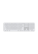 Apple Magic Keyboard with Touch ID and Numeric Keypad White, fr Mac Modelle mit Apple Chip  Deutsch  Weie Tasten