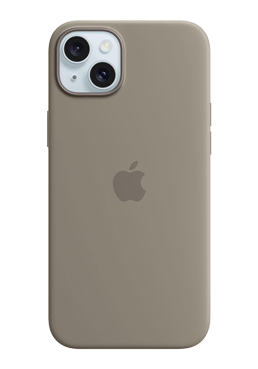 Apple Silicone Case with MagSafe Clay, for iPhone 15 Plus, MT133ZM/A