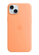 Apple Silicone Case with MagSafe Sorbet Orange, for iPhone 15 Plus, MT173ZM/A