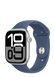 Apple Watch Series 10 GPS + Cellular Silver Aluminium, Denim Sport Band, M/L, MWY13QF/A, 46mm