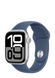 Apple Watch Series 10 GPS + Cellular Silver Aluminium, Denim Sport Band S/M, MWX33QF/A, 42mm