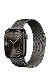 Apple Watch Series 10 GPS + Cellular Slate Titanium, Slate Milanese Loop, MX053QF/A, 42mm