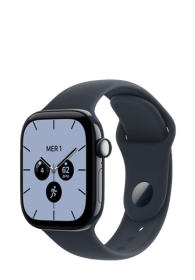 Apple Watch Series 12 GPS + Cellular Night Blue Ceramic, Navy Blue Sport Band, S/M, 42mm