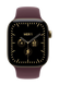 Apple Watch Series 12 GPS + Cellular Radiant Gold Titanium, Burgundy Sport Band, M/L, 42mm
