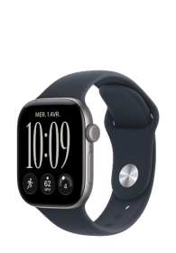 Apple Watch Series 12 GPS + Cellular Space Grey Aluminium, Navy Blue Sport Band, M/L, 46mm