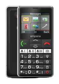 Emporia PURE.LTE 4G 128GB, 64GB RAM, Schwarz
