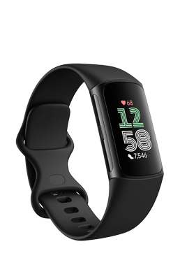 FitBit Charge 6 Black, Fitness Tracker mit Armband, GA05183-EU