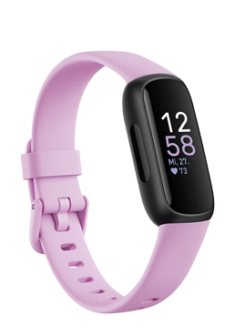 FitBit Inspire 3 Lilac-Black, Fitness Tracker mit Armband