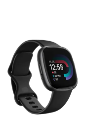 FitBit Versa 4 Fitnesstracker mit Armband Black, FB523BKBK