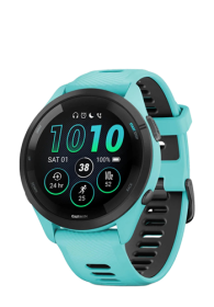 Garmin Forerunner 265 Smartwatch Aqua / Black, 46mm, 010-02810-12