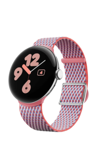 Google Woven Band for Pixel Watch 3 Peony, 45mm, GA06104-WW