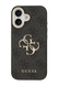 GUESS Hard Cover 4G Metal Logo Black, fr Apple iPhone 17, GUHCP17S4GMGCGR