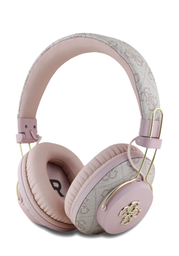 GUESS Wireless Bluetooth Headset 4G Metal Logo Pink, GUBHS72P4FC4MP, Universal