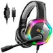 EKSA E400 GAMING HEADSET WITH RGB LIGHT ADJ NOISE CANCELLING