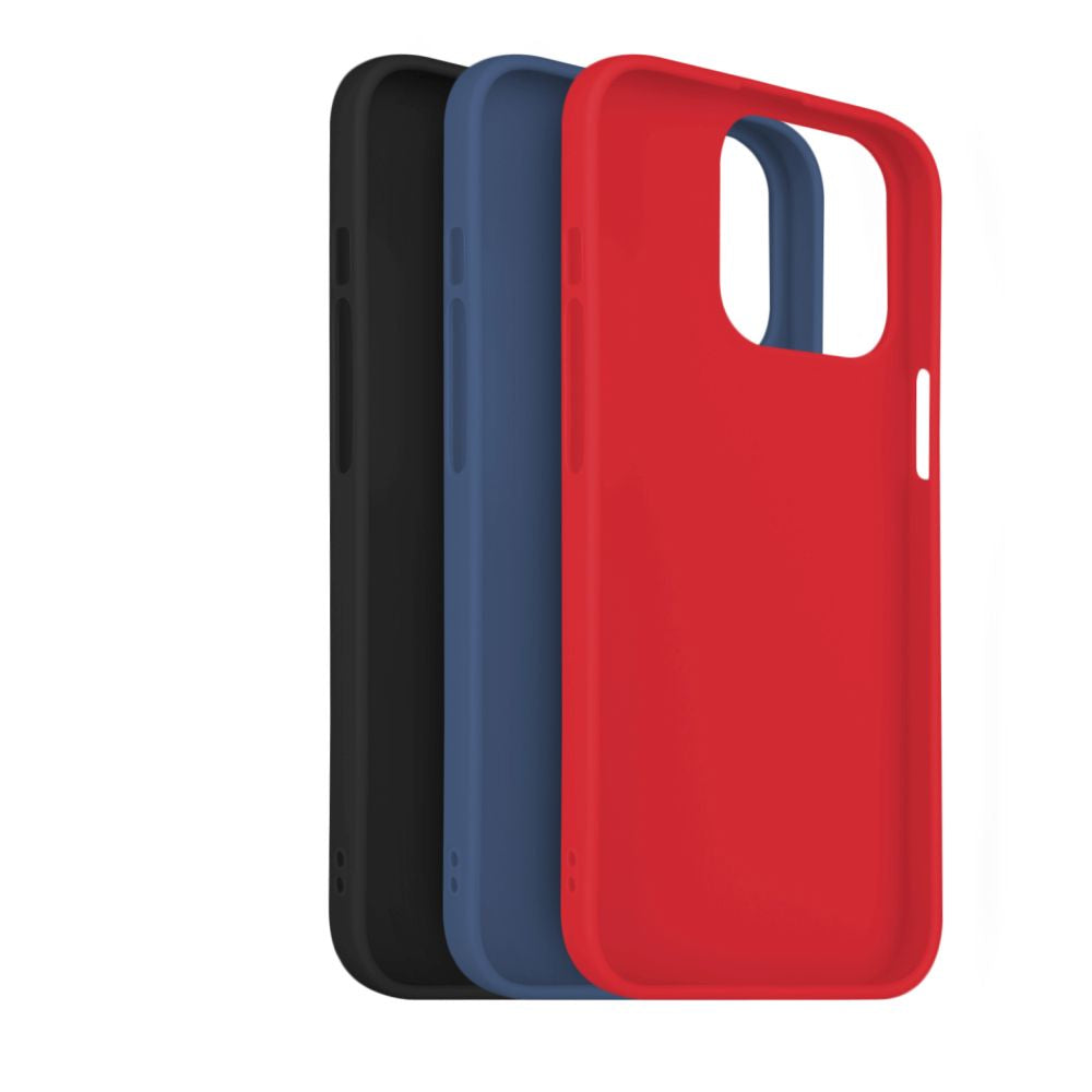 3x set of rubberized FIXED Story covers for Apple iPhone 13 Pro in different colors, variation 2