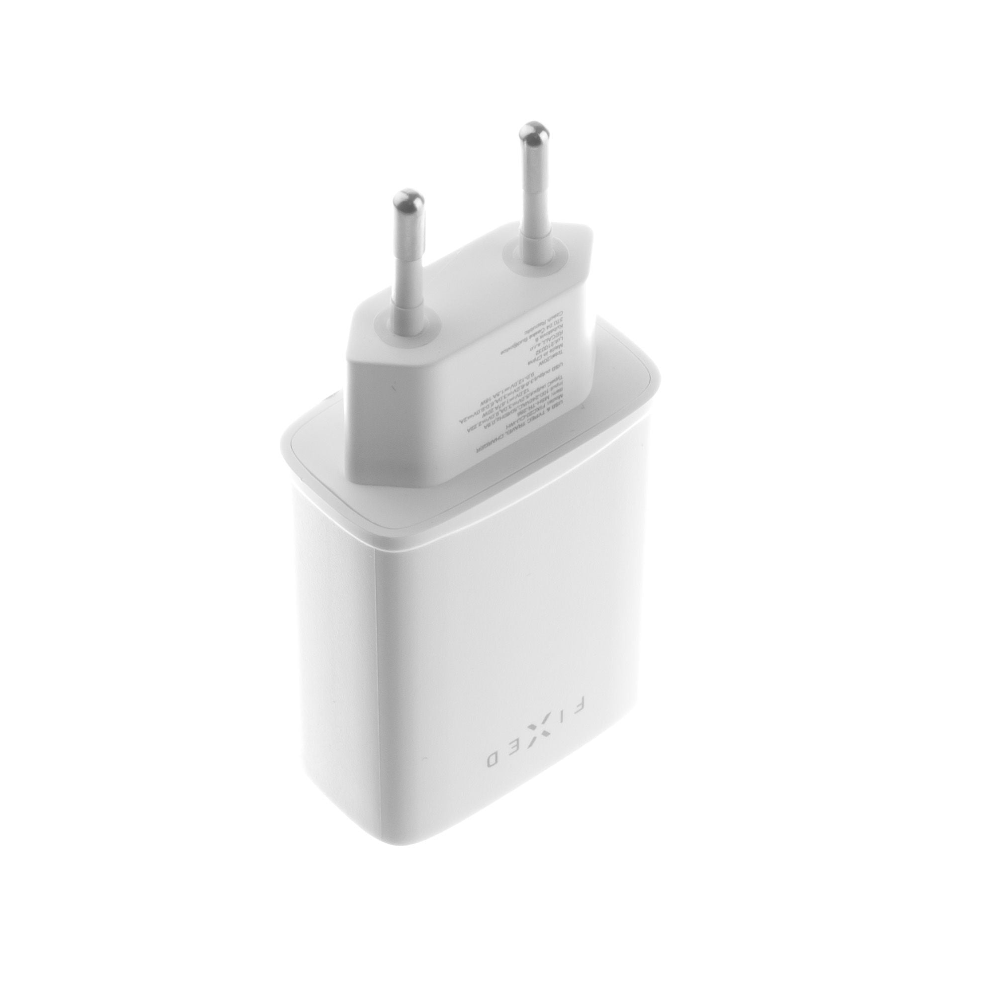 FIXED USB-C/USB Travel Charger 30W, white