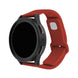 FIXED Silicone Sporty Strap Set with Quick Release 20mm for Smartwatch, Red