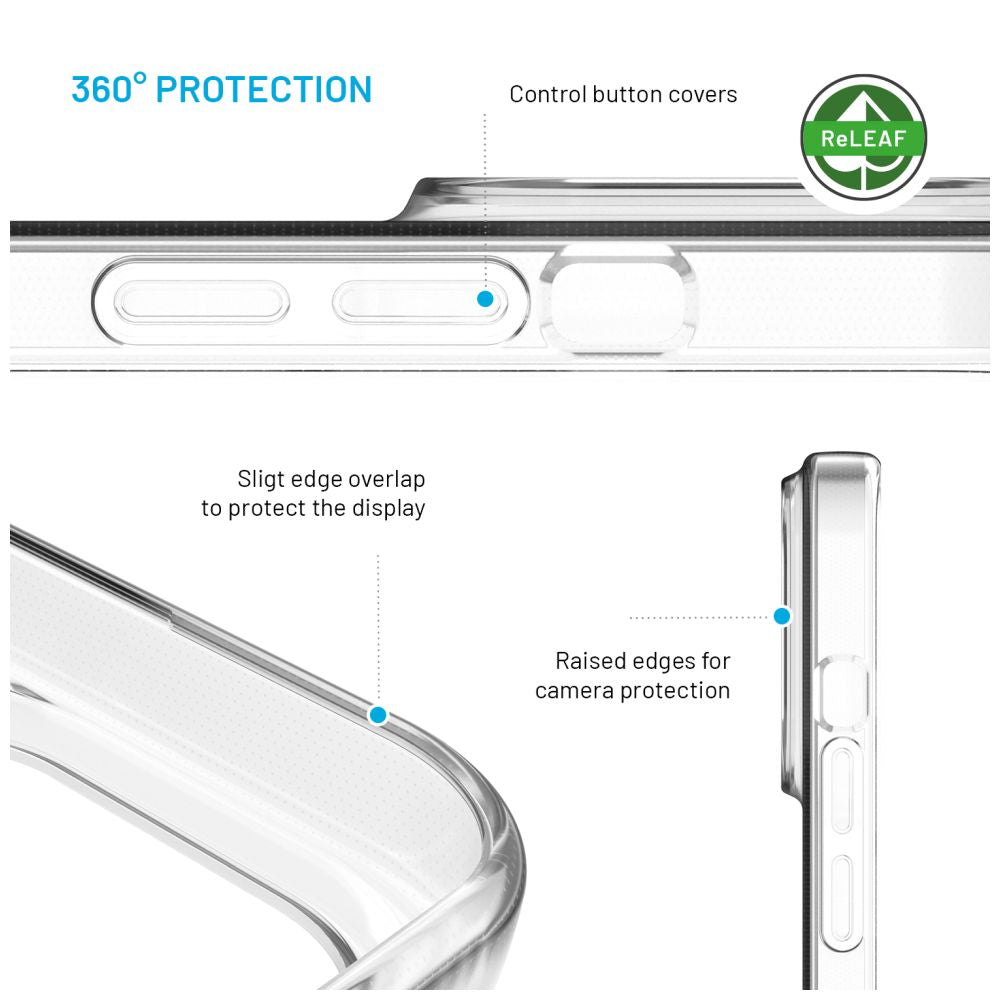 FIXED ReStory AntiUV TPU Back Cover for Apple iPhone 16 Pro Max, clear