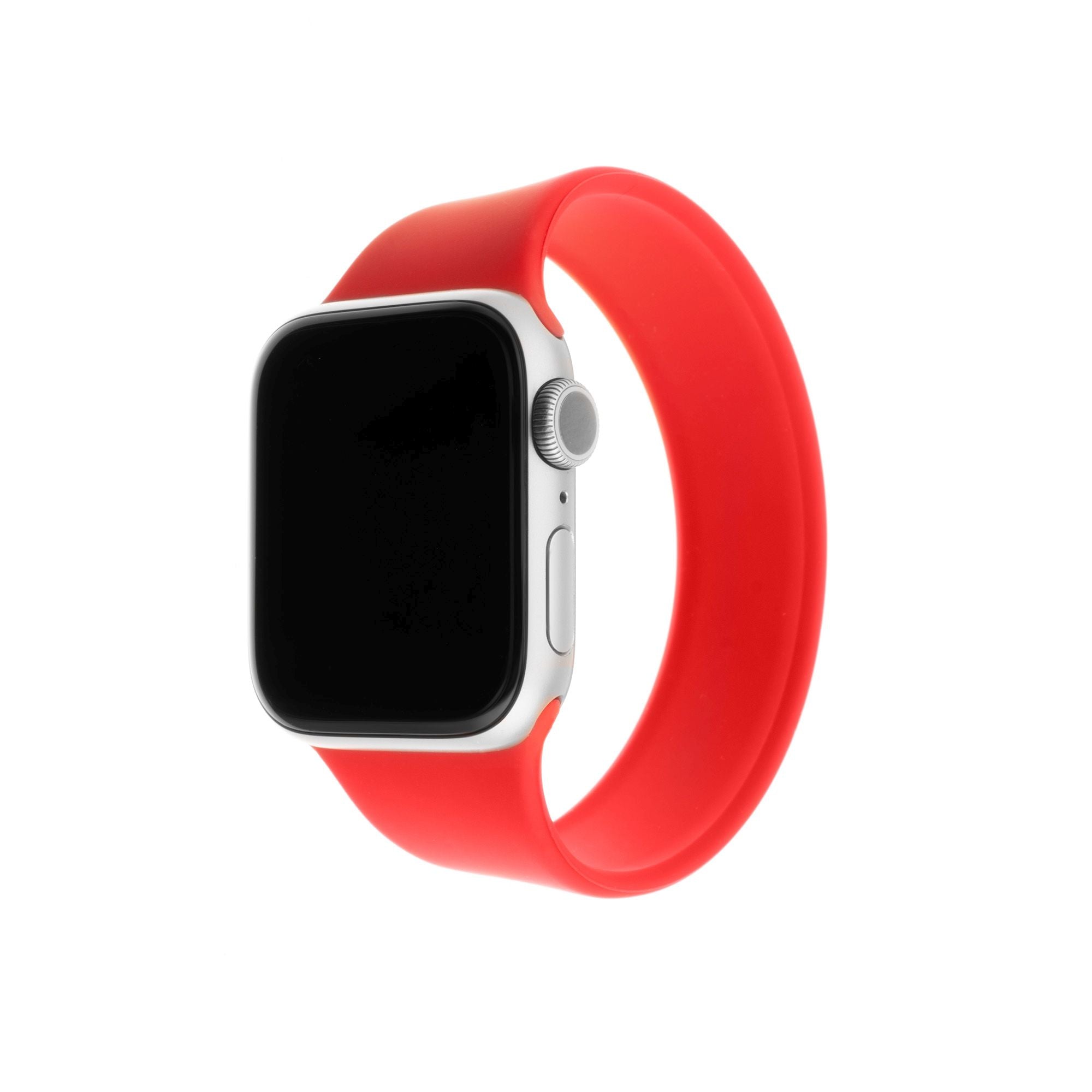 FIXED Elastic Silicone Strap for Apple Watch 38/40/41mm, size S, red