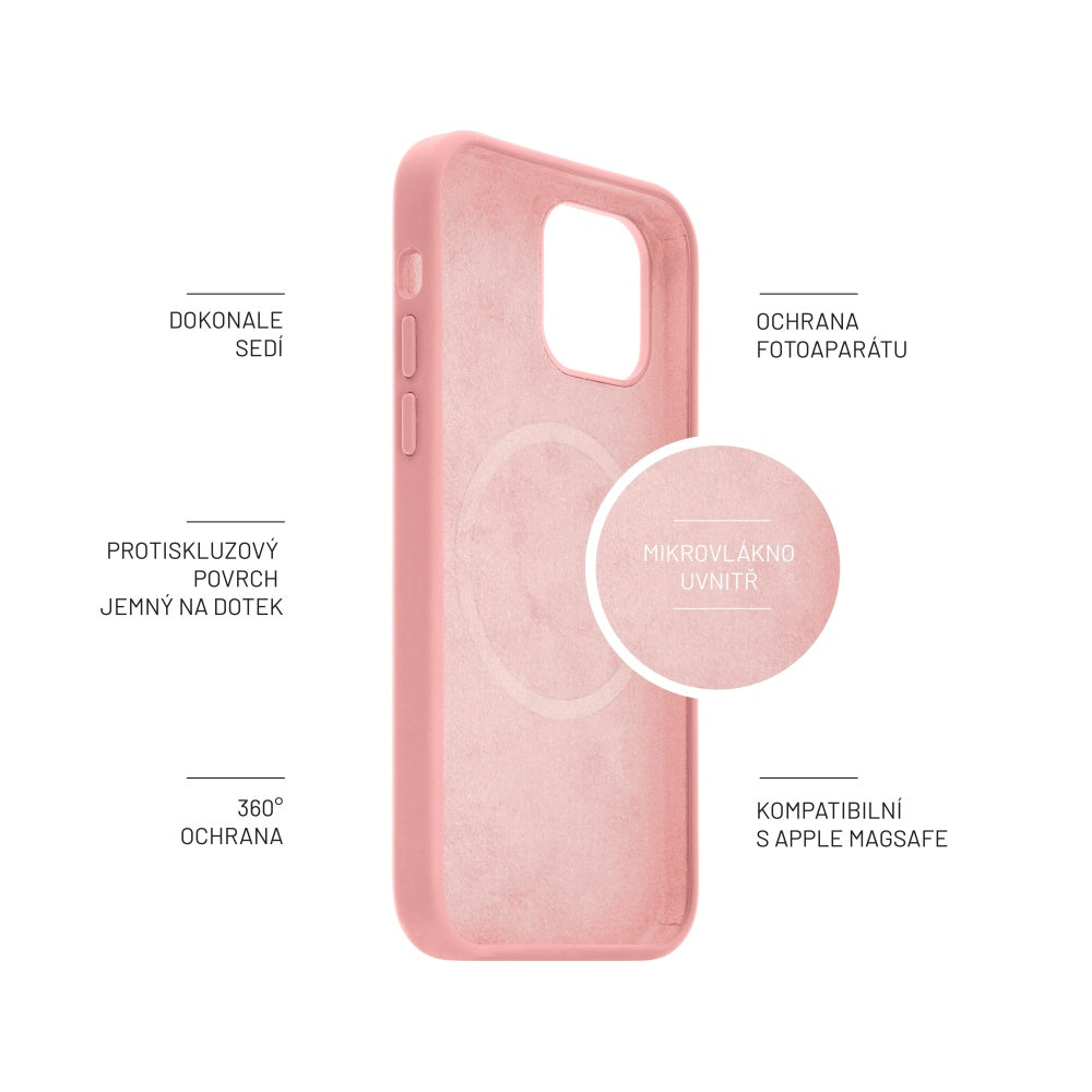 FIXED MagFlow for Apple iPhone 14, pink