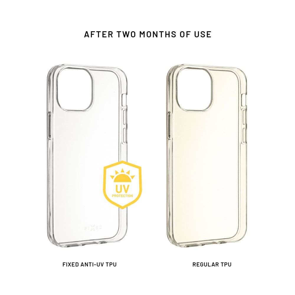 FIXED Story AntiUV TPU Back Cover for Samsung Galaxy A55 5G, clear