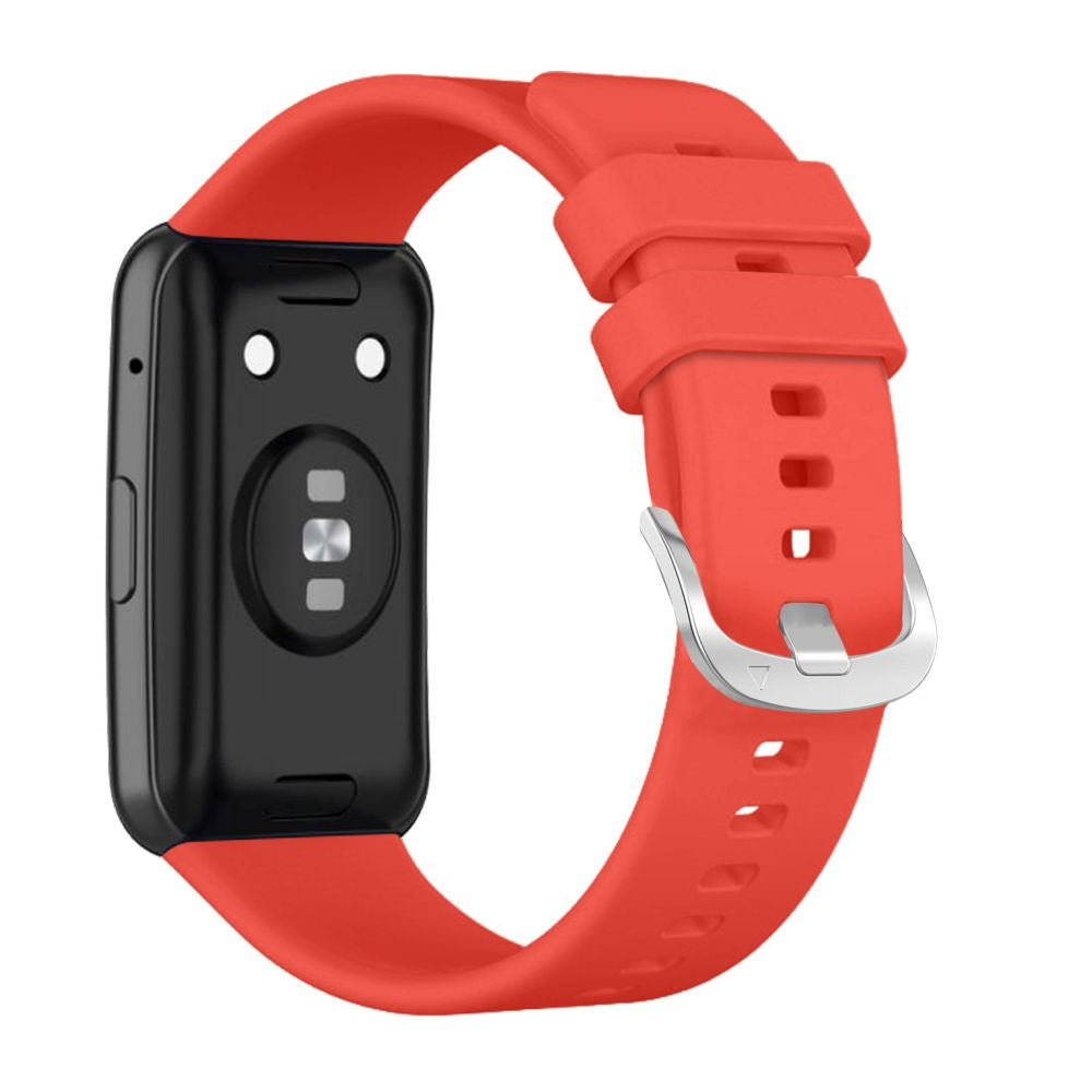 FIXED Silicone Strap for Huawei Watch FIT, red